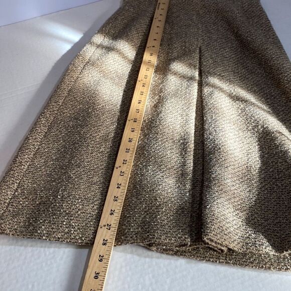 Evan Picone Vintage 70’s 100% Wool A-Line Tweed Skirt with Front Pleat Size 10 T - Picture 10 of 11